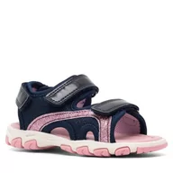 Buty dla dziewczynek - Sandały Nelli Blu CM2110499SG Granatowy - miniaturka - grafika 1