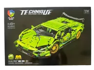 Klocki - Klocki TECHNIC konstrukcyjne zabawki dla dzieci - Samochód wyścigowy no.49001 - 1273 el. - miniaturka - grafika 1