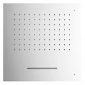 Akcesoria hydrauliczne - Tres 29995501 29995501 BARRAS Y DUCHA Głowica do mocowania ze stali nierdzewnej sufitowego LOFT z kaskadą Antica - miniaturka - grafika 1