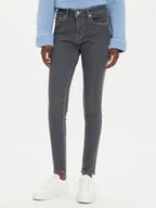Spodnie damskie - Pepe Jeans Jeansy PL204728 Szary Skinny Fit - miniaturka - grafika 1