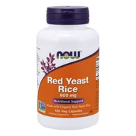 Witaminy i minerały - Now Foods Foods FOODS Red Yeast Rice 600mg 120 kaps. NW5741 - miniaturka - grafika 1