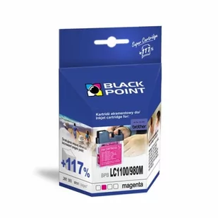 Black Point Tusz Zamienny do BROTHER LC980/1100M marki magenta IM878-3 - Tusze zamienniki - miniaturka - grafika 1