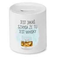 Skarbonki - SKARBONKA DLA CHŁOPAKA JEST JAKAŚ SZANSA PREZENT z Nadrukiem ze Zdjęciem - miniaturka - grafika 1