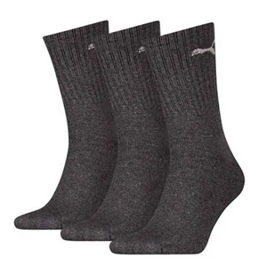 Skarpety unisex Puma SPORT CREW 3-PACK szare 88035504 - Skarpetki damskie - miniaturka - grafika 1