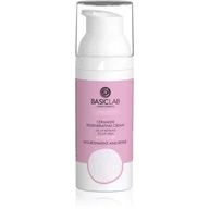 Kremy do twarzy - BasicLab Ceramidowy Krem Regenerujący z 5% Betainą I 3% Mocznikiem o Bogatej Konsystencji  50 ml - miniaturka - grafika 1