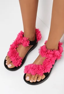 Sandały damskie - Różowe Sandały Kephothoe - grafika 1
