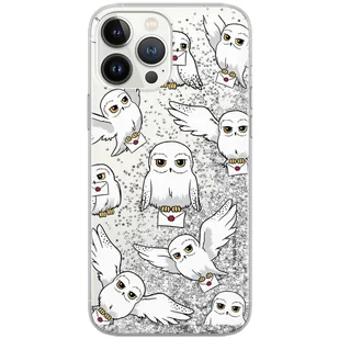 Etui płynny brokat do Apple IPHONE 12 / 12 PRO Harry Potter: Harry Potter 241 oryginalne i oficjalnie licencjonowane, Srebrny - Etui i futerały do telefonów - miniaturka - grafika 1