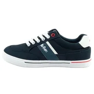 Trampki męskie - Buty Lee Cooper LCW-25-02-3245M trampki męskie granatowe niebieskie - miniaturka - grafika 1