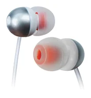 Słuchawki - Cygnett SpaceBuds Słuchawki Przewodowa Douszny Muzyka Srebrny - miniaturka - grafika 1