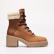 Botki damskie - TOMMY HILFIGER HEEL LACED MONOGRAM BOOT - Tommy Hilfiger - miniaturka - grafika 1