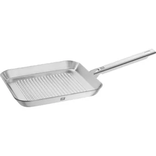 Zwilling ZWILLING 40996  024  0 więcej patelnia do grillowania, kwadratowa, stal nierdzewna stal nierdzewna matowa 24 cm 40996-024-0 - Patelnie - miniaturka - grafika 1