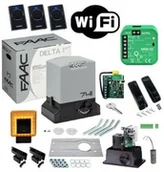Zestawy do bram - FAAC Zestaw DELTA 3 741 230V do 900 kg + Lampa XLED + WIFI SUPLA - miniaturka - grafika 1