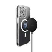 Ładowarki do telefonów - Puro Magnetic Charging Cable USB-C Magsafe – Ładowarka bezprzewodowa indukcyjna 15W (czarny) - miniaturka - grafika 1