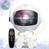 Lampy stojące - Lampka nocna projektor astronauta kosmonauta galaktyka - miniaturka - grafika 1