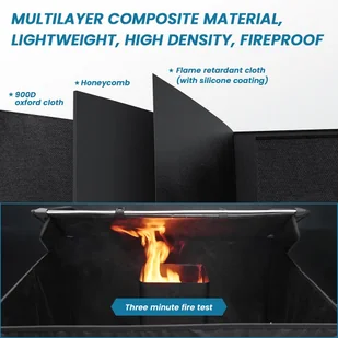 ATOMSTACK FB2 Plus Laser Engraver Foldable Enclosure with Extension Kit, Fireproof, Dustproof, 1170*730*310mm - Grawerowanie i akcesoria - miniaturka - grafika 5