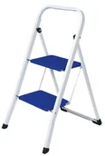 Drabiny - Stołek składany, drabinka w kolorze niebieskim 2 stopnie 47 cm Casa Si Arco 2 - miniaturka - grafika 1