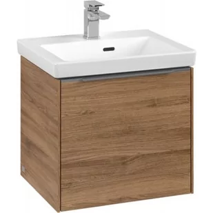 Villeroy & Boch Subway 3.0 szafka 47,3 cm podumywalkowa wisząca z oświetleniem LED Oak Kansas C580L0RH - Szafki łazienkowe - miniaturka - grafika 1