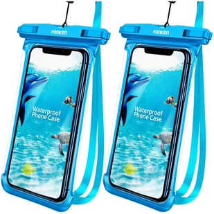 2x Etui wodoodporne wodoszczelne case na telefon Fonken uniwersalne IPX8 do 6.5 Niebieskie - Etui i futerały do telefonów - miniaturka - grafika 5
