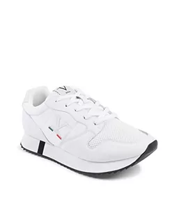 19V69 WŁOCHY Damskie Sneakersy SNK 003 W White, Damskie Buty z Lace, Bianco, 41 EU - Sneakersy damskie - miniaturka - grafika 1