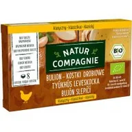 Buliony i przyprawy w kostkach - Natur Compagnie Bulion - kostki drobiowe bez dodatku cukrów 8 x 11 g Bio - miniaturka - grafika 1