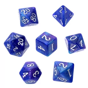 Rebel komplet kości RPG - Akrylowe - Zmierzch - Akcesoria do gier planszowych - miniaturka - grafika 1
