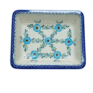 Ceramiczna forma do pieczenia Ceramika Bolesławiec - Brytfanny - miniaturka - grafika 1