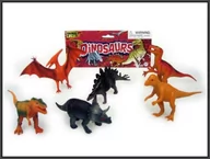 Figurki dla dzieci - Hipo Dinozaury 14cm 6szt w worku P9907/06 - miniaturka - grafika 1