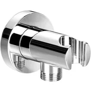 Akcesoria łazienkowe - Omnires Przyłącze kątowe czarne 8873 BL 8873 BL - miniaturka - grafika 1