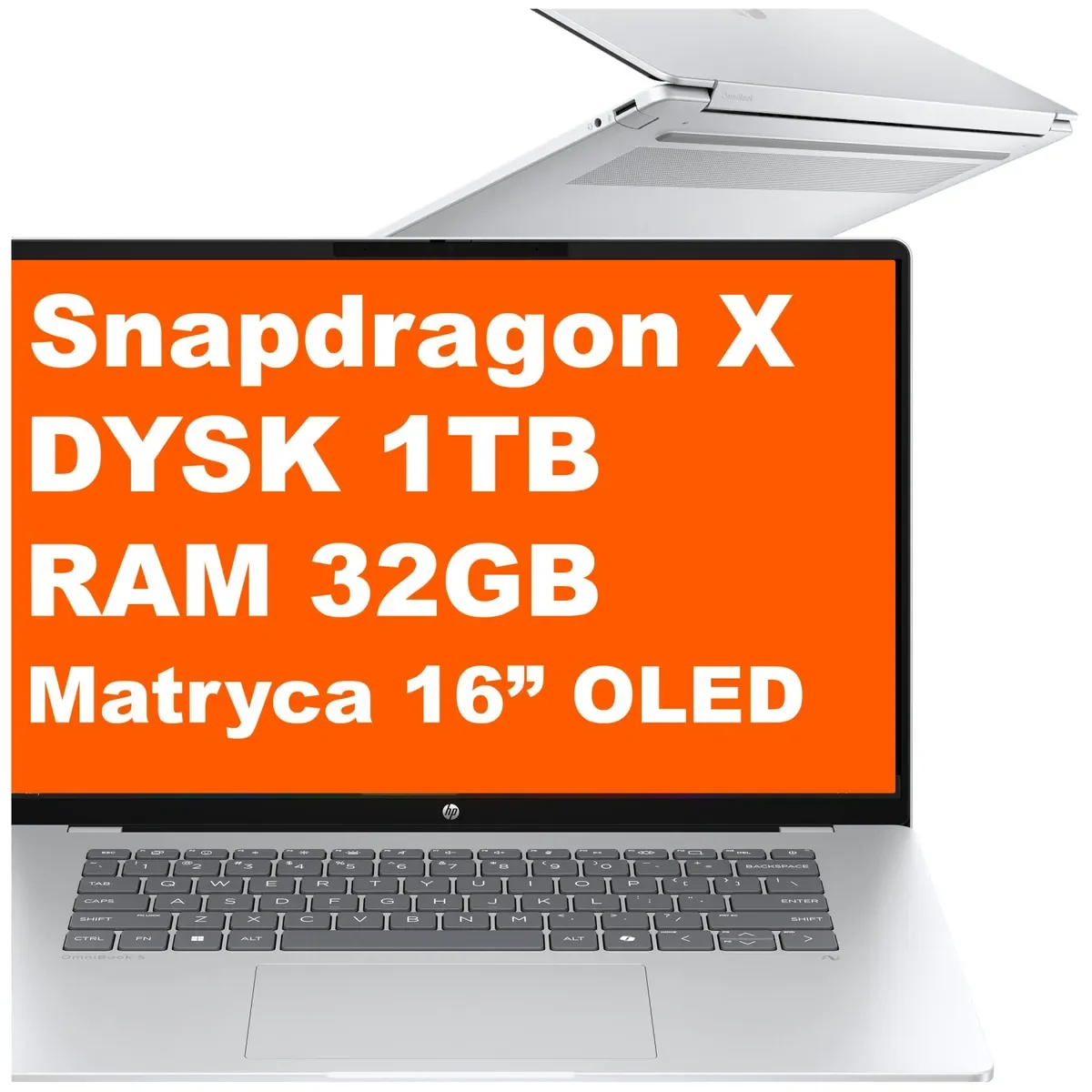 HP OmniBook 5 16-bf0003nw / CS9J4EA / Snapdragon X Plus / 32GB / 1TB / Adreno GPU / 16
