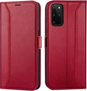 Etui na telefon komórkowy Samsung Galaxy S20 Plus składane etui z klapką, czerwone - Etui i futerały do telefonów - miniaturka - grafika 1