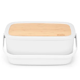 Brabantia Chlebak Nic Bread Bin 128288 Biały - Chlebaki - miniaturka - grafika 1