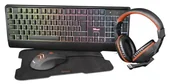 Zestawy myszka + klawiatura - Zestaw Gamingowy Trust Ziva 4-In-1 - miniaturka - grafika 1