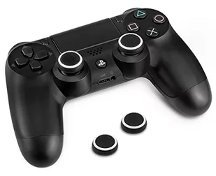 mumbi 2 x silikonowe nakładki ochronne kompatybilne z PS5 PS4, antypoślizgowe nakładki joystick Thumb Grip Stick Contolle czarno-białe - Akcesoria do Xbox - miniaturka - grafika 1
