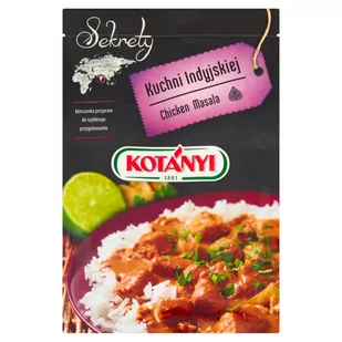Kotányi Sekrety Kuchni Indyjskiej Chicken Masala Mieszanka przypraw 20 g - Woda - miniaturka - grafika 1