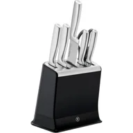 Noże kuchenne - Zestaw noży TEFAL Ever Sharp K2977S44 (6 elementów) z wbudowaną ostrzałką - miniaturka - grafika 1