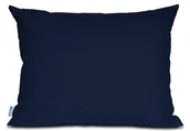 Poszewki na poduszki - Poszewka 40x60 bawełniana Semplice granatowa - miniaturka - grafika 1
