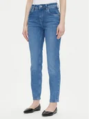Spodnie damskie - Pepe Jeans Jeansy Violet PL204176 Niebieski Mom Fit - miniaturka - grafika 1