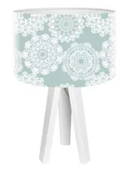 Lampy stojące - Macodesign Lampa biurkowa Delikatna koronka mini-foto-255w, 60 W - miniaturka - grafika 1