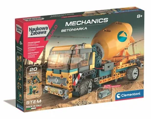 Clementoni Laboratorium Mechaniki Betoniarka 508007 - Zabawki konstrukcyjne - miniaturka - grafika 6