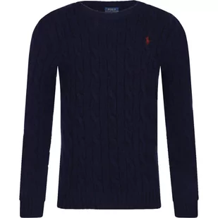 POLO RALPH LAUREN Wełniany sweter | Regular Fit | z dodatkiem kaszmiru - Swetry dla dziewczynek - miniaturka - grafika 1