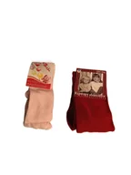 Rajstopy - Rajstopy Dziecięce 2 Sztuki Różowe i Czerwone Rozmiar 128-134 cm - miniaturka - grafika 1