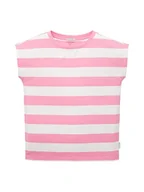 Koszulki i topy damskie - TOM TAILOR Dziewczęcy top, 31691 - Różowy blok Stripe, 176 cm - miniaturka - grafika 1