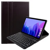 Etui i futerały do telefonów - Fajne etui na Samsung Galaxy Tab A7 T500 / T505 Sztuczna skóra Solidny Czarny Klawiatura Bluetooth 10.4 Pulg - miniaturka - grafika 1