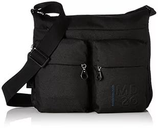 Mandarina Duck Damska torba na ramię Md 20 P10Qmtx6, czarna, 32 x 28 x 10 (szer. x wys. gł.), czarny, 32x28x10 (L x H x W) - Torebki damskie - miniaturka - grafika 1