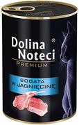 Mokra karma dla kotów - Dolina Noteci Premium, 12 x 400 g - Bogata w jagnięcinę - miniaturka - grafika 1