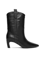 Botki damskie - Gino Rossi Botki `EO-DIMA-2546-0714-1R Czarny - miniaturka - grafika 1