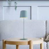 Lampy stojące - Brilliant Akumulatorowa lampa stołowa LED Kaami, ściemniana, jasnoniebieska - miniaturka - grafika 1