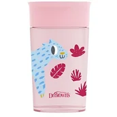 Kubki dla dzieci - Dr Brown's Kubek Niekapek 360° 300ml 9m+ Różowy - >>> DARMOWA od 99zł <<< w 24h ! - miniaturka - grafika 1