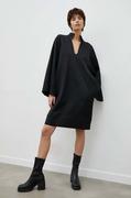 Sukienki - By Malene Birger sukienka wełniana kolor czarny mini oversize - miniaturka - grafika 1