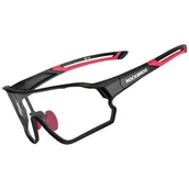 Okulary sportowe - Okulary rowerowe ROCKBROS 10135 Czarno-czerwony - miniaturka - grafika 1